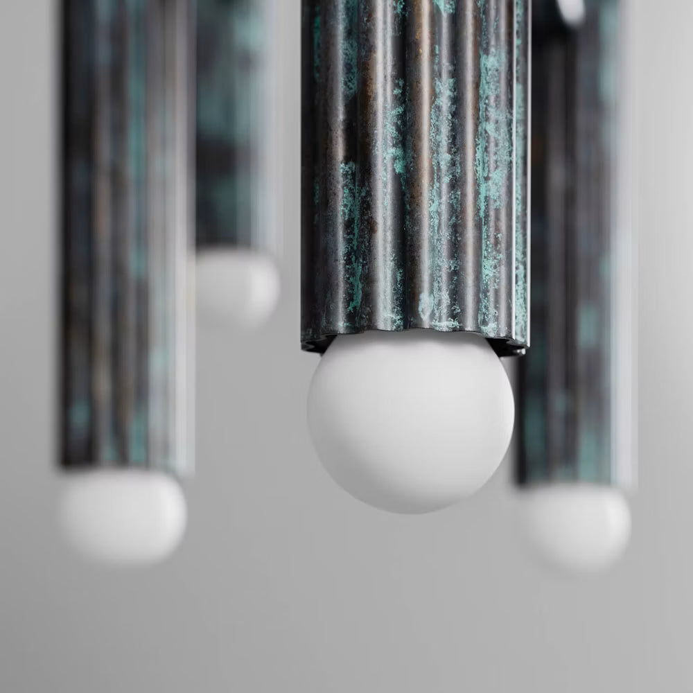 Schwung Vesta Round 24 Chandelier canopy detail