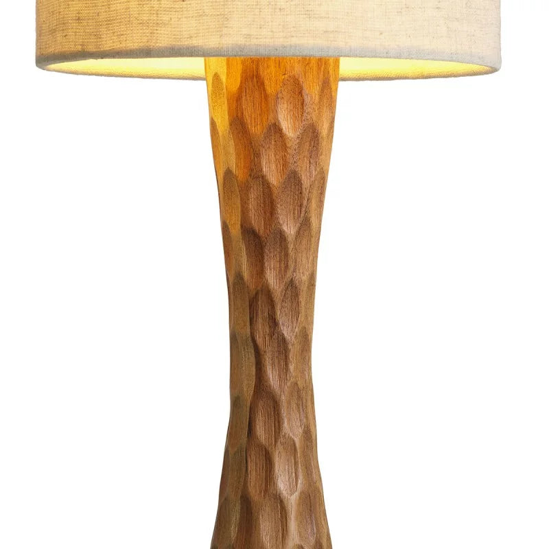 Vexley Table Lamp styled elegantly beside a refined bedside setting