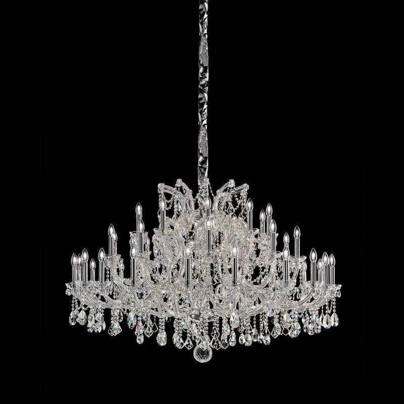 Maria Theresa 40 Light Crystal Chandelier - Masiero VE 934/40 MT - Luxury Lighting Boutique
