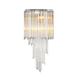 Marino Glass Wall Lamp - [Nickel] - Eichholtz Luxury Lighting Boutique