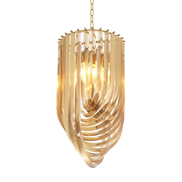 Murano ø 35 cm Brass Chandelier - [Brass/Champagne] - Eichholtz - Luxury Lighting Boutique