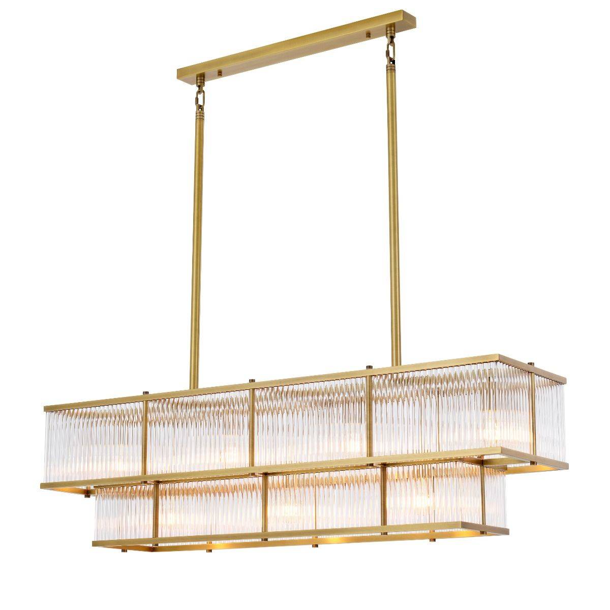 Le Marais Modern Brass Chandelier - [Brass] - Eichholtz - Luxury Lighting Boutique