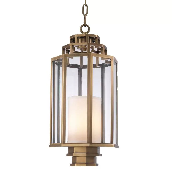 Monticello S Lantern  - [Antique Brass] - Eichholtz - Luxury Lighting Boutique