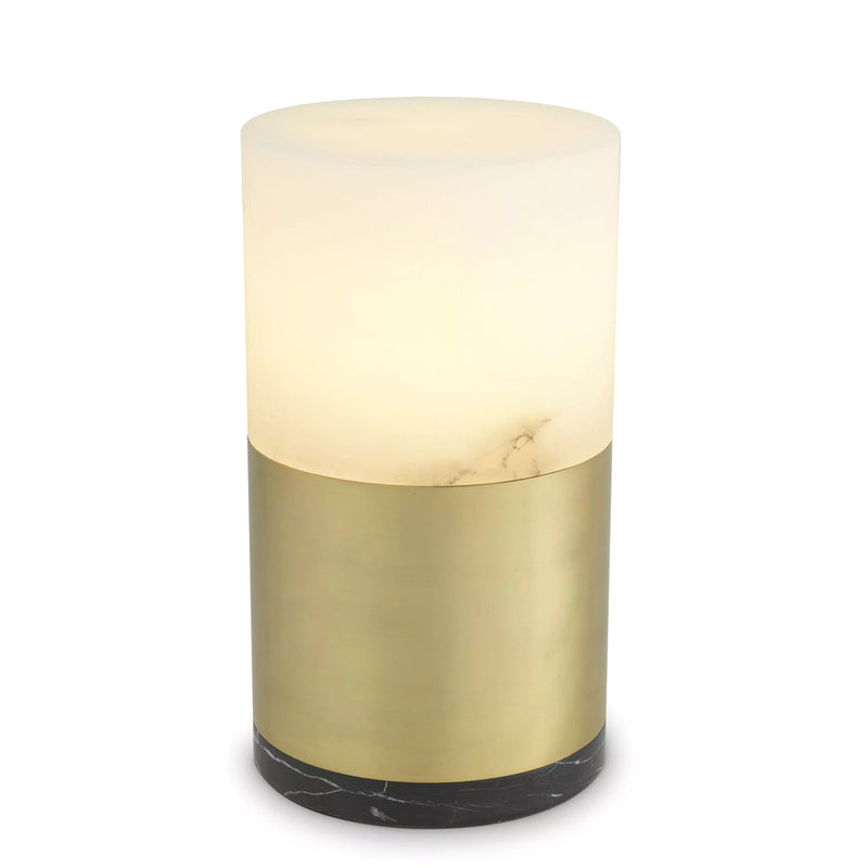 McLean Ø 20 CM Table Lamp - (Antique Brass finish | Alabaster | Black Marble) - Eichholtz Luxury Lighting Boutique