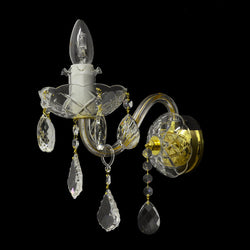 Princesse 1 Wall Light (Gold/Silver) - Wranovsky Luxury Lighting Boutique