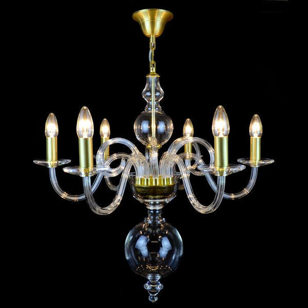 Manoir 6 Light Crystal Chandelier - Wranovsky - Luxury Lighting Boutique