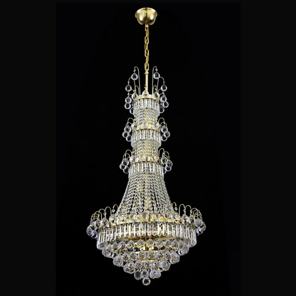 Orion 9 Crystal Glass Chandelier - Wranovsky Luxury Lighting Boutique