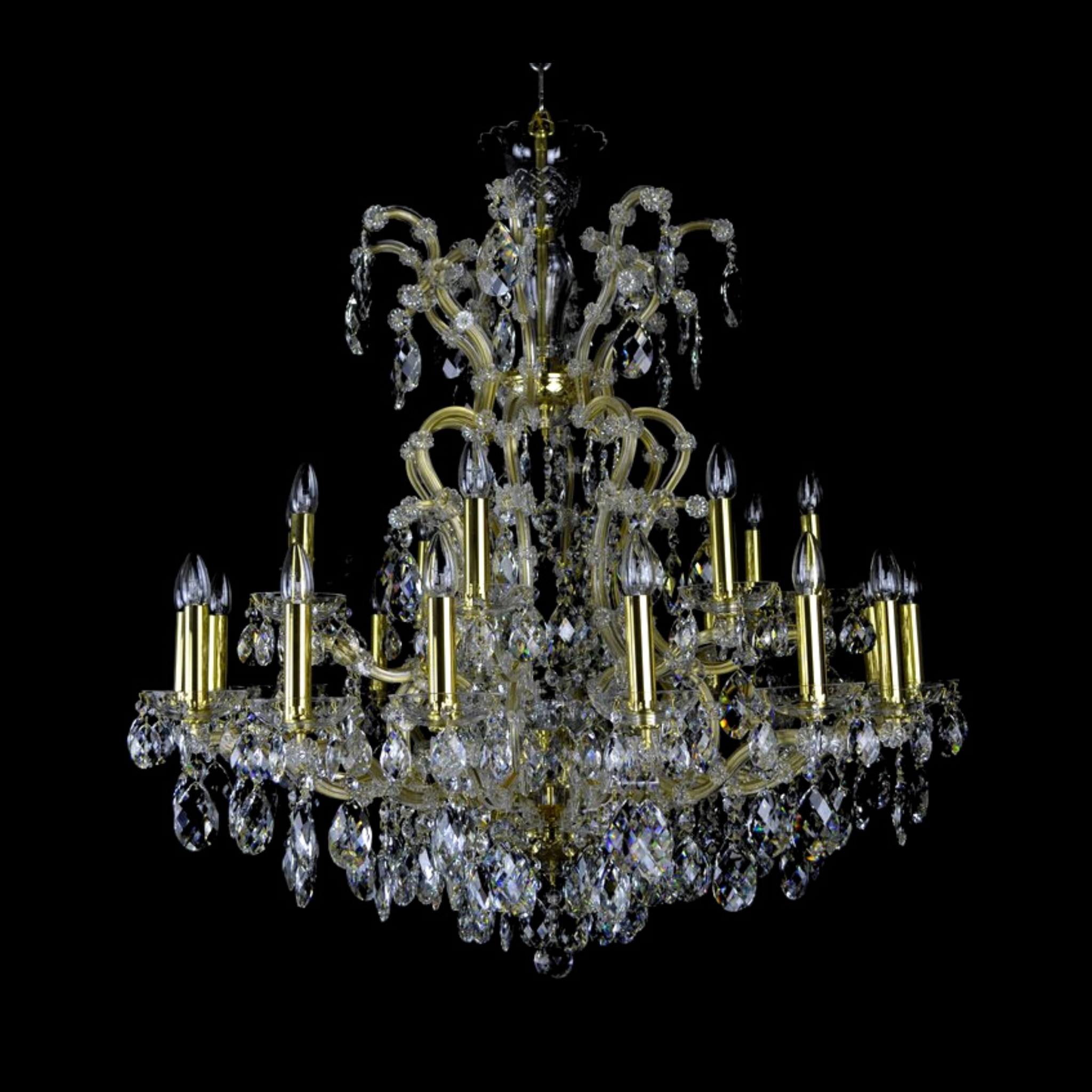 Maria Theresa 25 Crystal Glass Chandelier - Wranovsky - Luxury Lighting Boutique