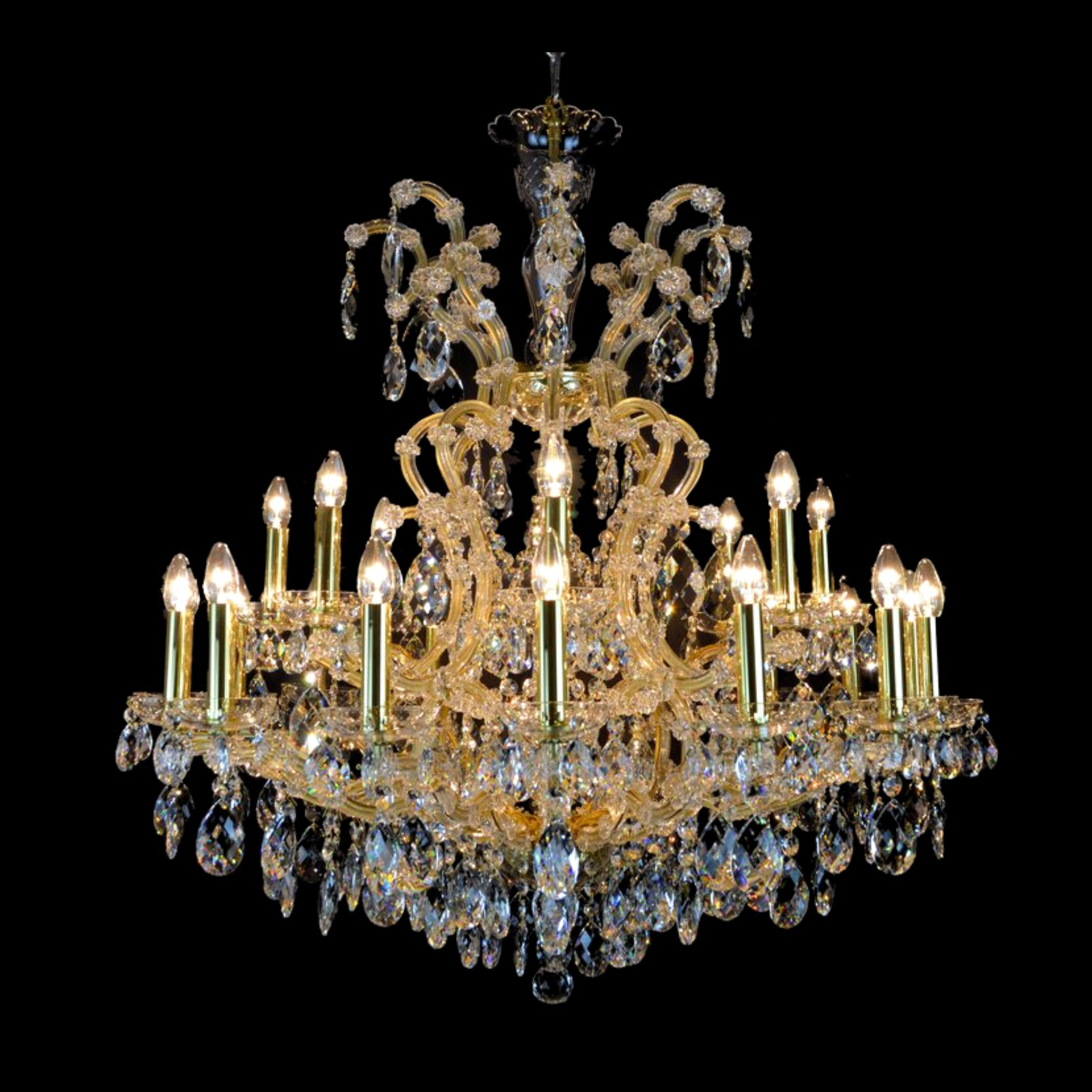 Maria Theresa 25 Crystal Glass Chandelier - Wranovsky - Luxury Lighting Boutique