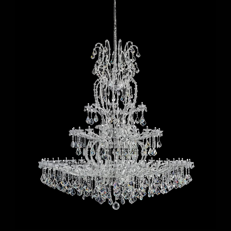 Maria Theresa 70 Light Crystal Glass Chandelier - Masiero VE 901/70 - Luxury Lighting Boutique