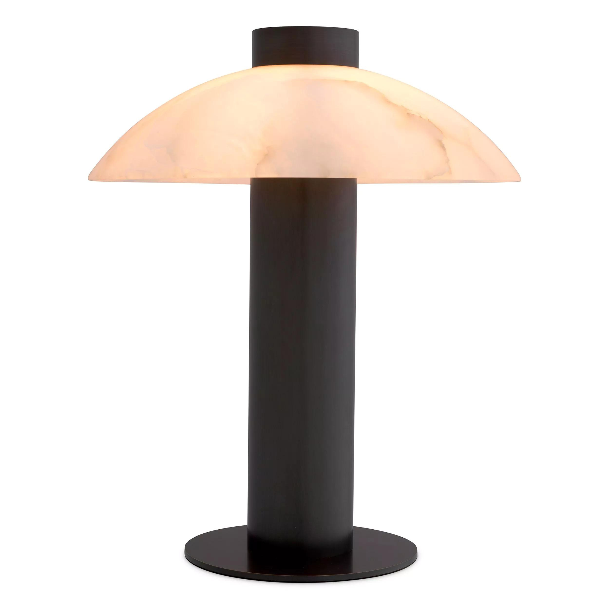 Châtel Table Lamp (Bronze & Alabaster) - Eichholtz - Luxury Lighting Boutique