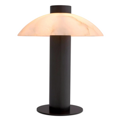 Châtel Table Lamp (Bronze & Alabaster) - Eichholtz - Luxury Lighting Boutique