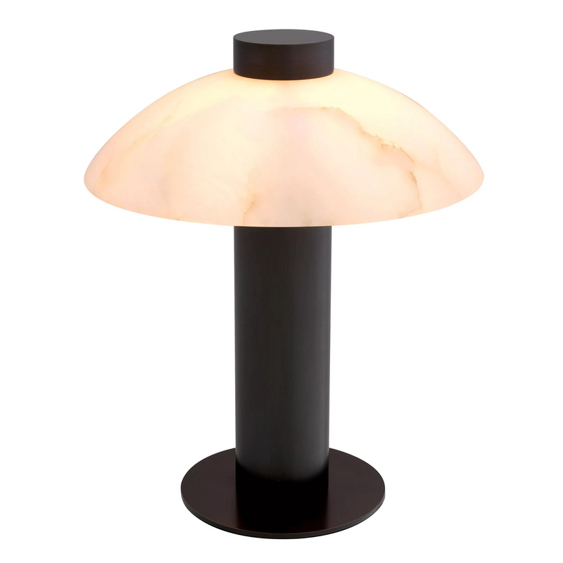 Châtel Table Lamp (Bronze & Alabaster) - Eichholtz - Luxury Lighting Boutique