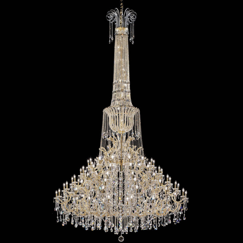Maria Theresa 110 Light Crystal Glass Chandelier - Masiero VE911/110 MT - Luxury Lighting Boutique